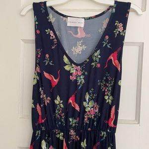 French Grey Amerie Brushed Knit Maxi Dress